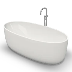 Rendu du modèle : Baignoire îlot