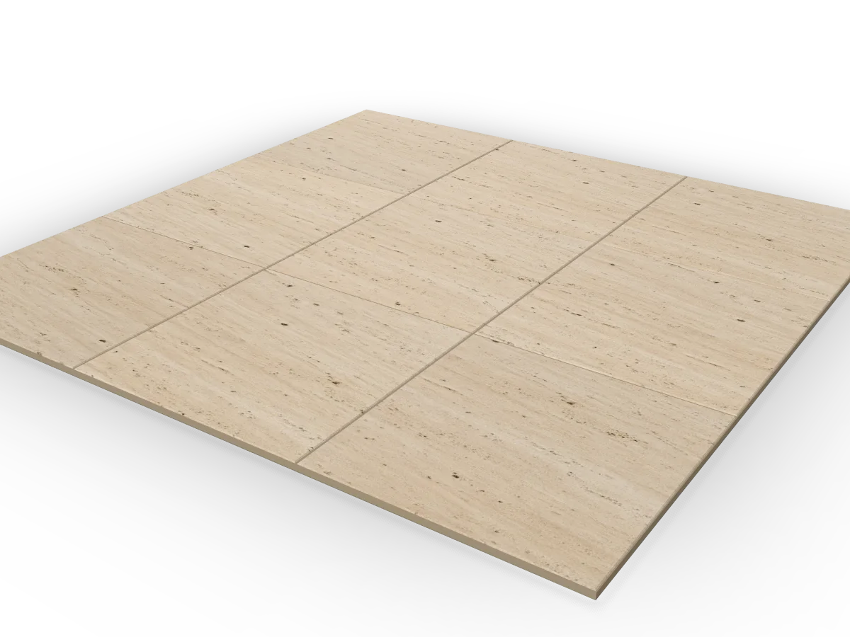 Rendu du modèle : Travertin sable