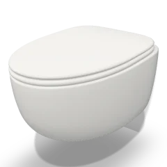 Rendu du modèle : WC suspendu